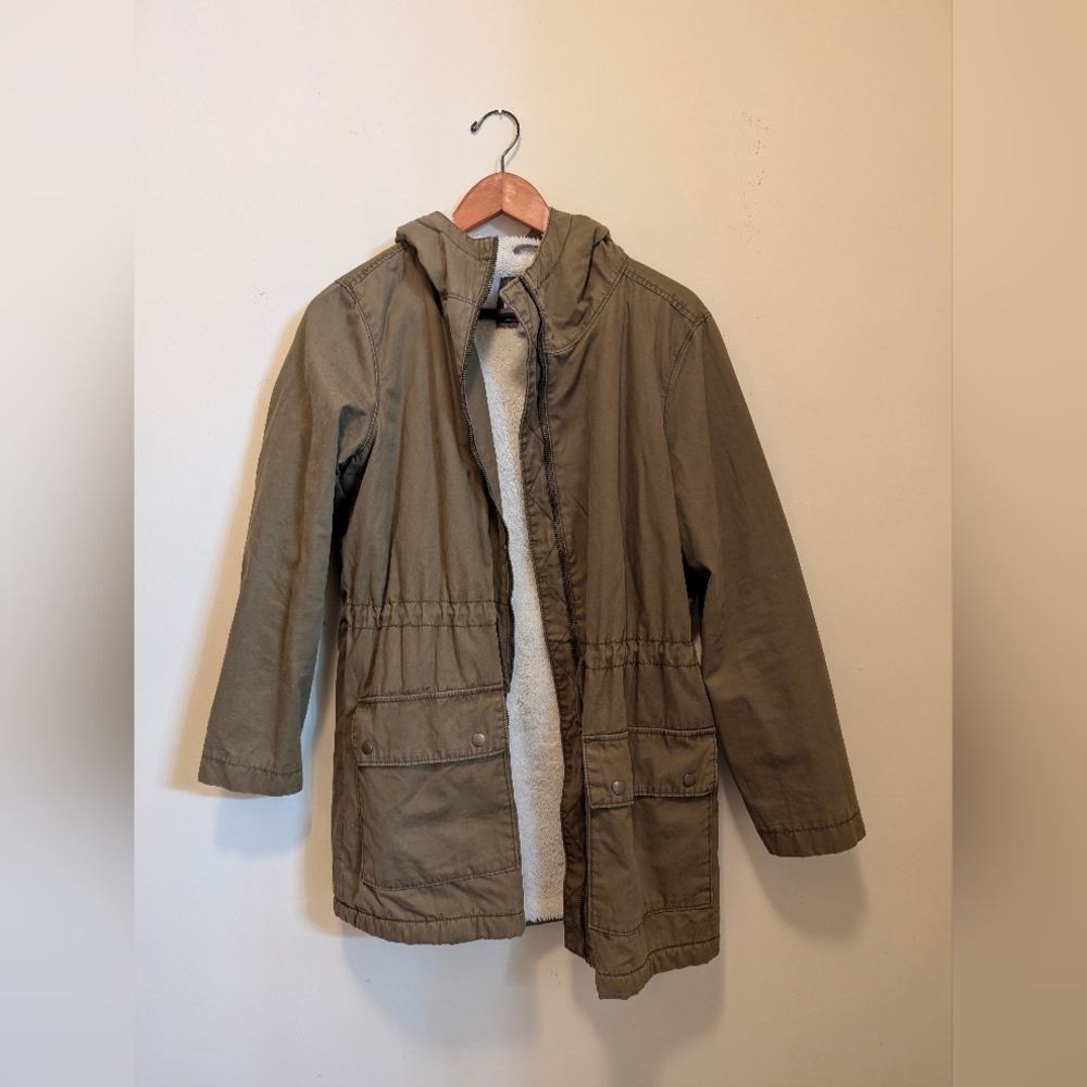 Old Navy Women's Sherpa Lined Utility Coat
